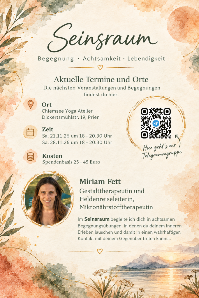 Flyer Seinsraum